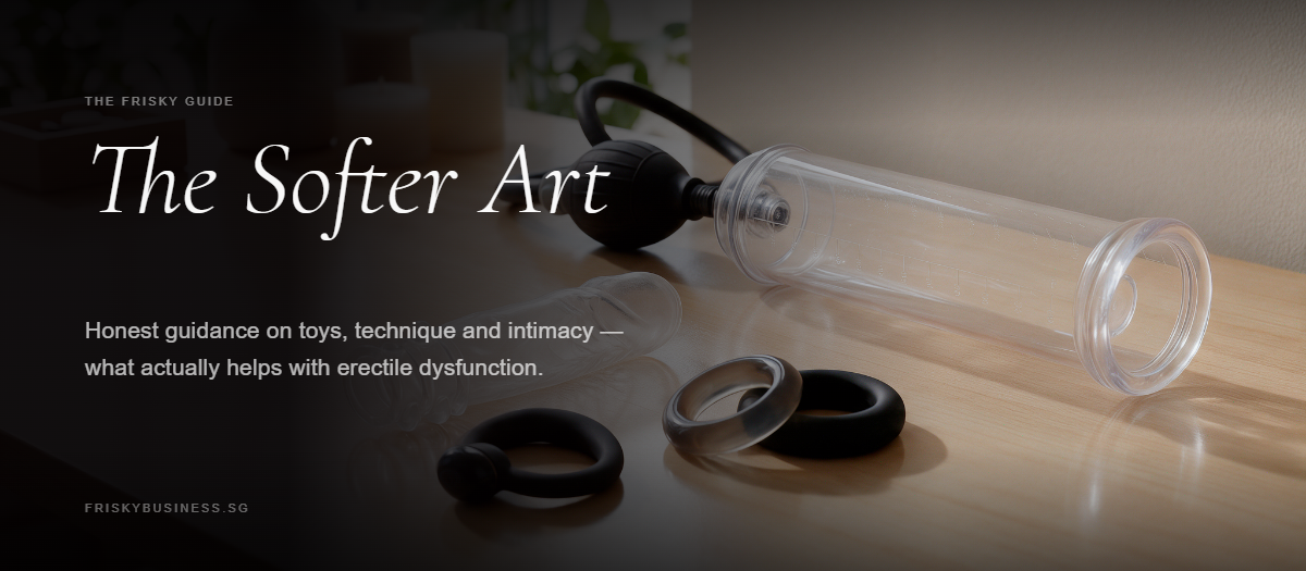 Sex Toys for Erectile Dysfunction: What Actually Helps