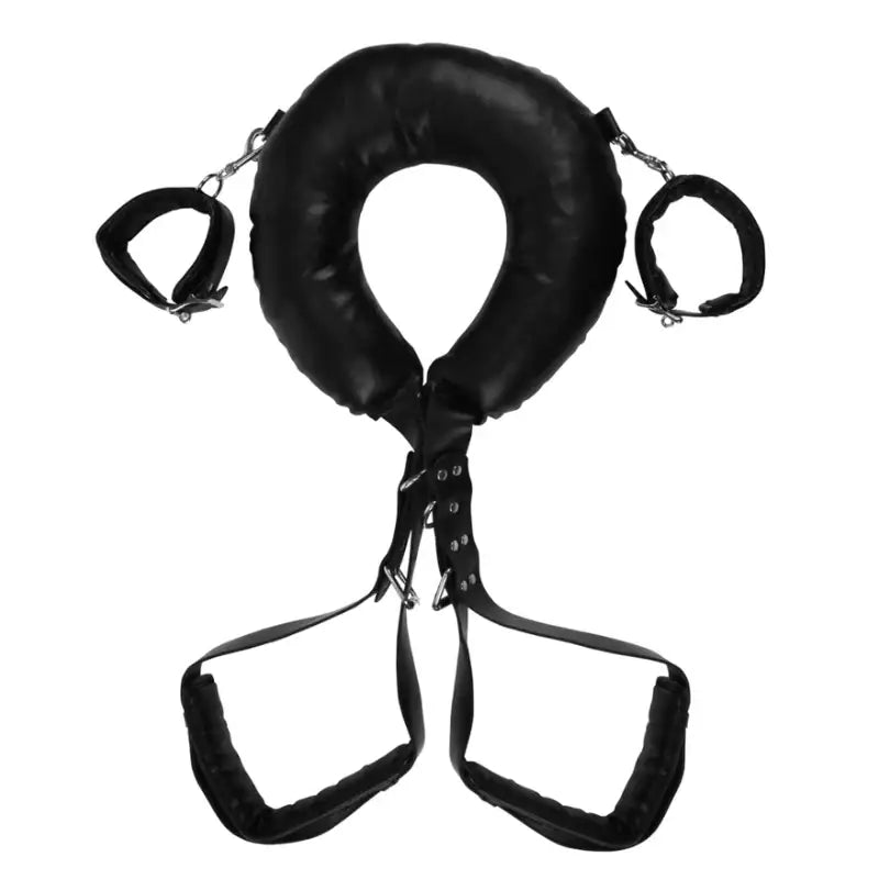 SHOTS Ouch! Padded Thigh Sling with Hand Cuffs durable adjustable thigh sling with secure hand cuffs for versatile restraint Singapore