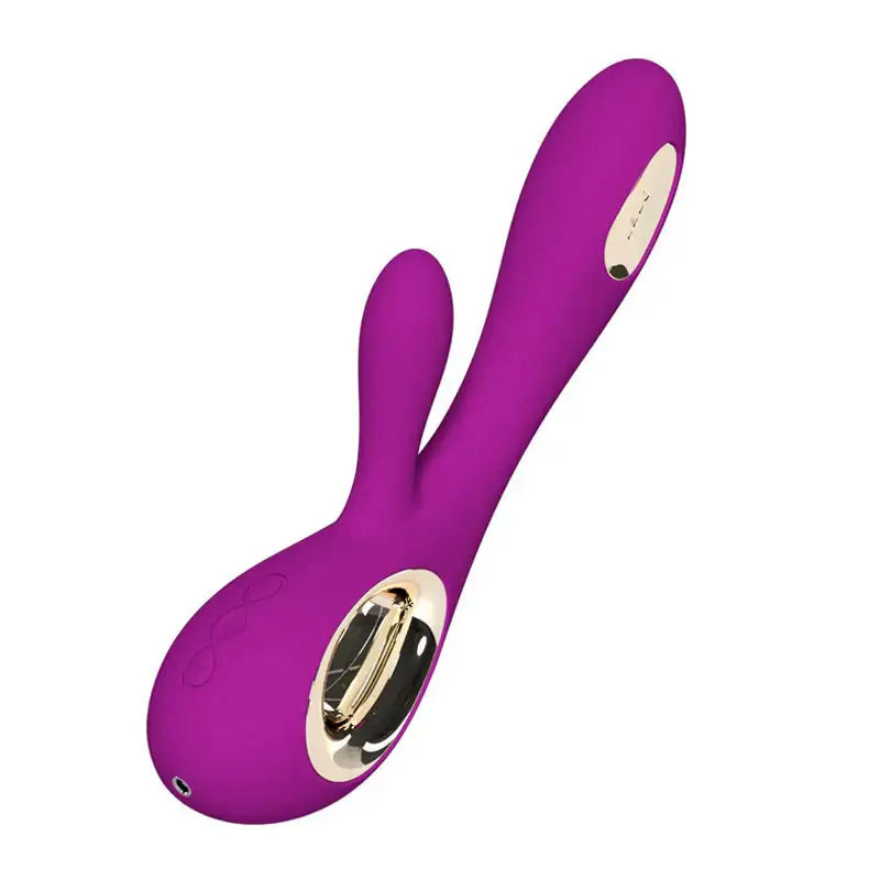 LELO Soraya Wave™ rechargeable wearable massager ergonomic handle compact design quiet operation dual stimulation deep rose Singapore