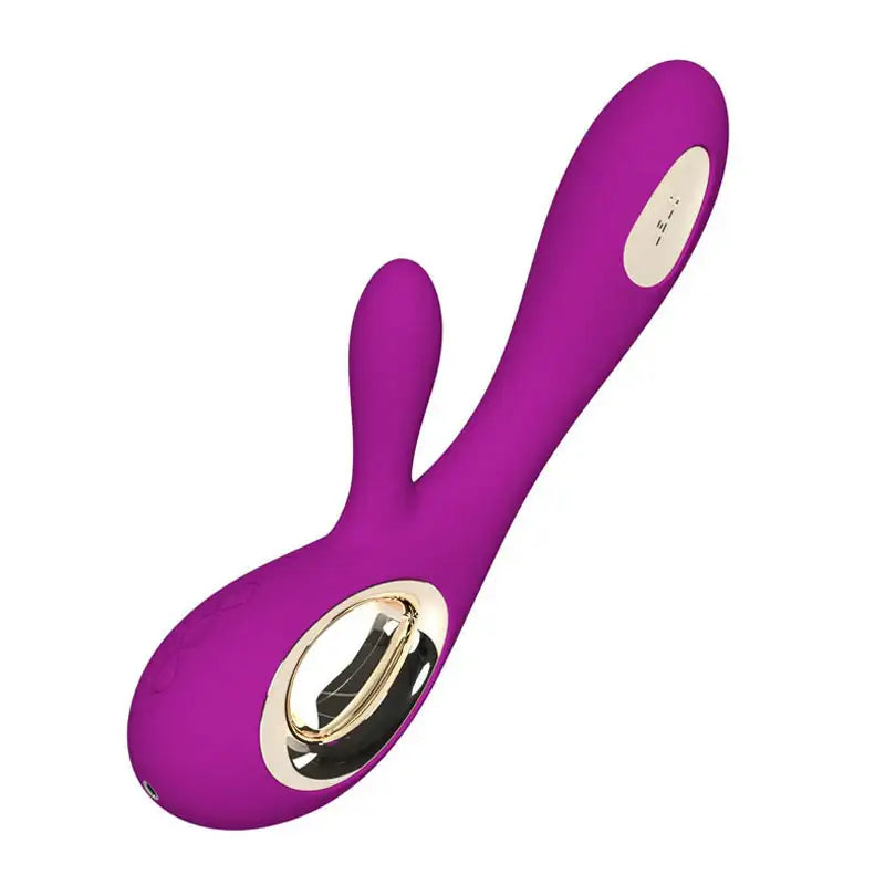 LELO Soraya Wave™ portable massager compact dual stimulation ergonomic curves body safe silicone deep rose Singapore