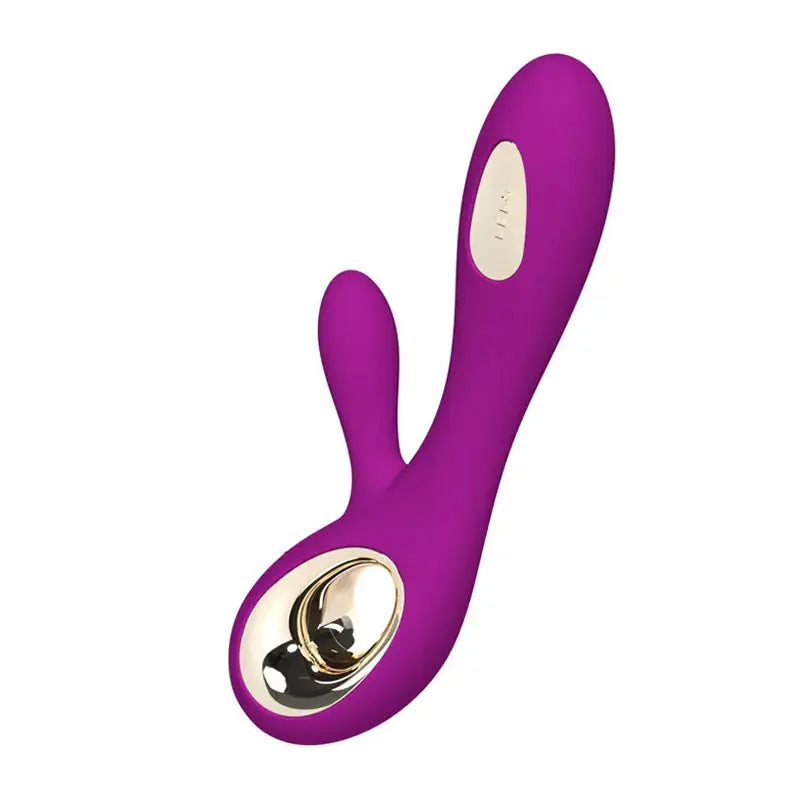 LELO Soraya Wave™ elegant personal massager sleek dual action design body safe silicone come-hither tip deep rose Singapore