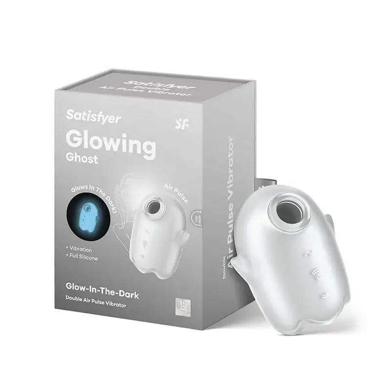Satisfyer - Glowing Ghost - White - Frisky Business Adult Sex Toys Shop