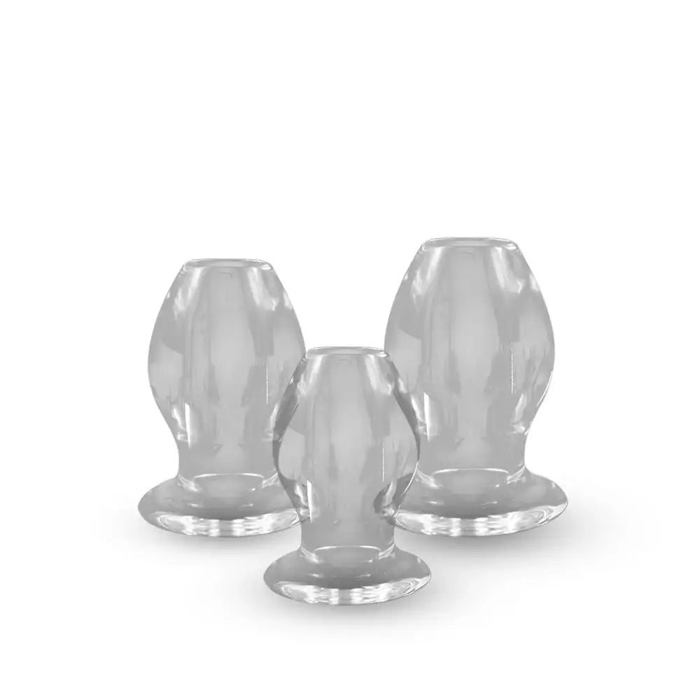 Elysian Desire - Hollow Transparent Anal Plug - Frisky Business Adult Sex Toys Shop