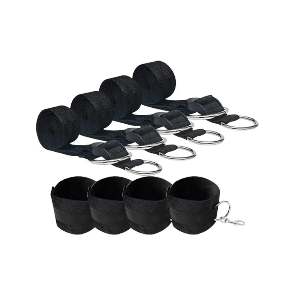 Forbidden Hold – BDSM Bed/Chair/Table Legs Bondage Hand & Leg Cuff Set - Frisky Business Adult Sex Toys Shop