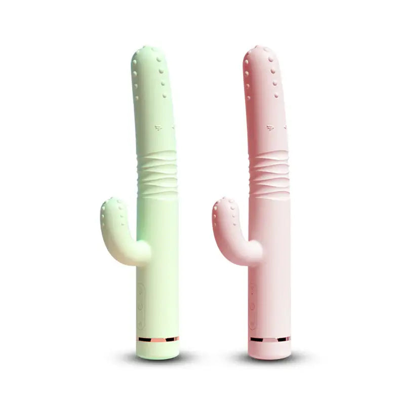 Jolly Cactus – Thrusting & Vibrating Dual Vibrator - Frisky Business Adult Sex Toys Shop