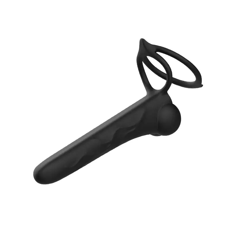 Jumpy Johnson - Vibrating Cock Ring With Dual Loops - Frisky Business Adult Sex Toys Shop