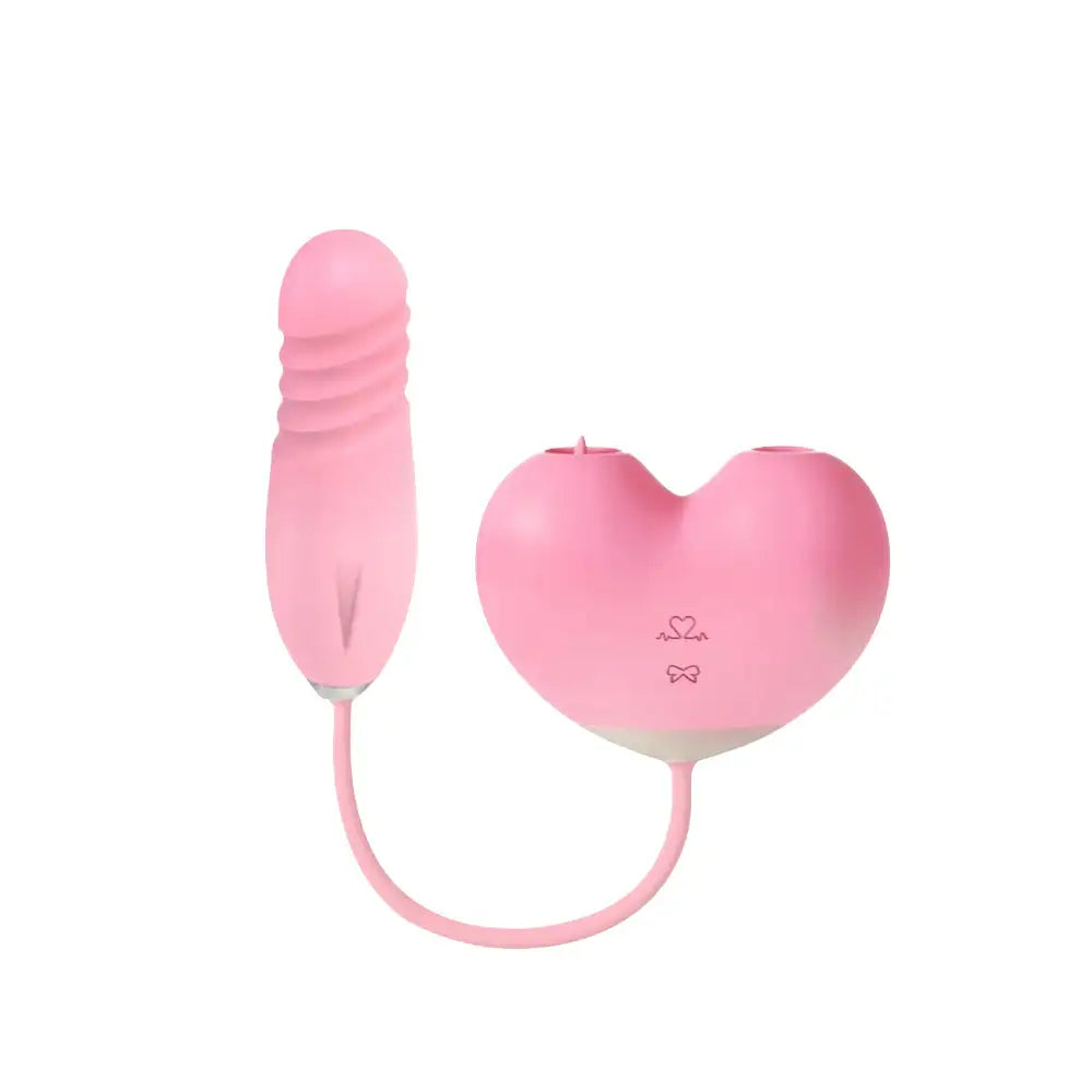 Love Float - Thrusting Egg With Suction & Licking Vibrator - Frisky Business Adult Sex Toys Shop