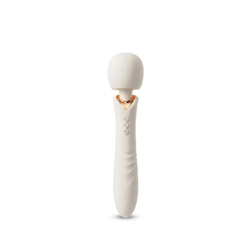Mariah - 2 in 1 Thrusting Wand Vibrator - Frisky Business Adult Sex Toys Shop