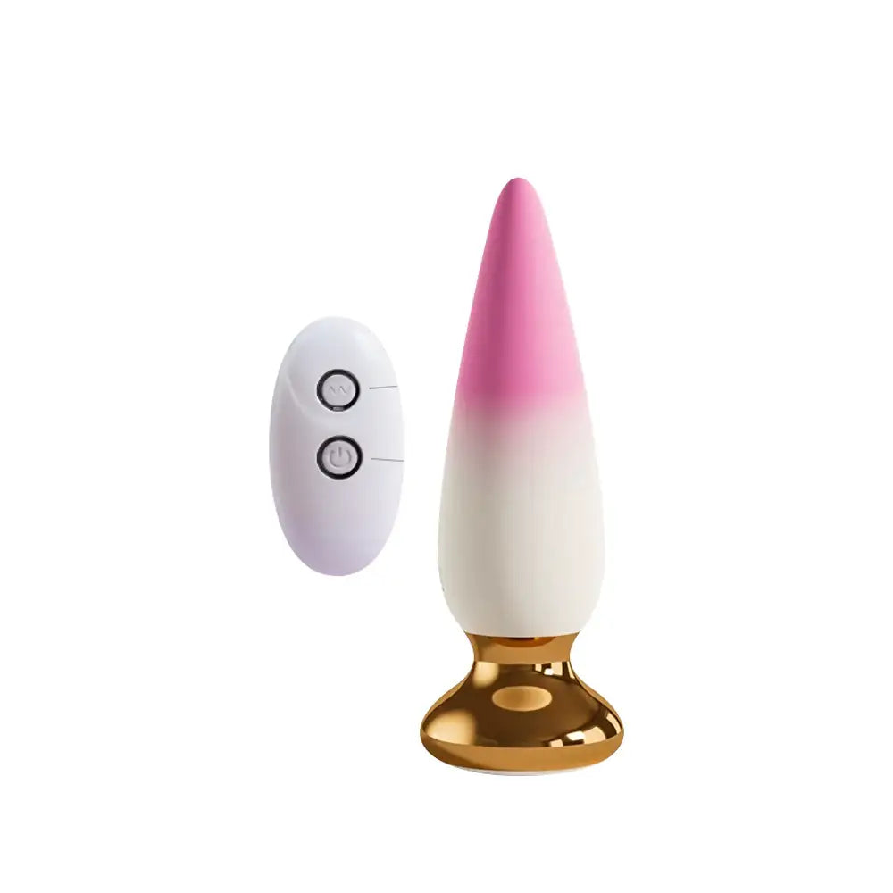 Pink Arc – APP/Remote Control Vibrating Gradient Anal Plug/Baton - Frisky Business Adult Sex Toys Shop