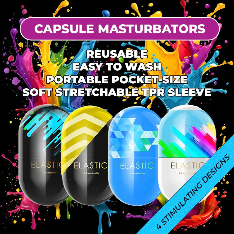 Squeeze 'n' Tease Capsule - Manual Masturbator - Frisky Business Adult Sex Toys Shop