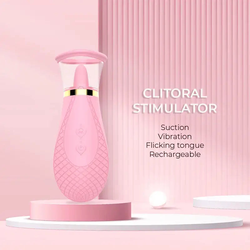 Tickle Me - Flicking Vibrator with Oral Sex Suction - Frisky Business Adult Sex Toys Shop