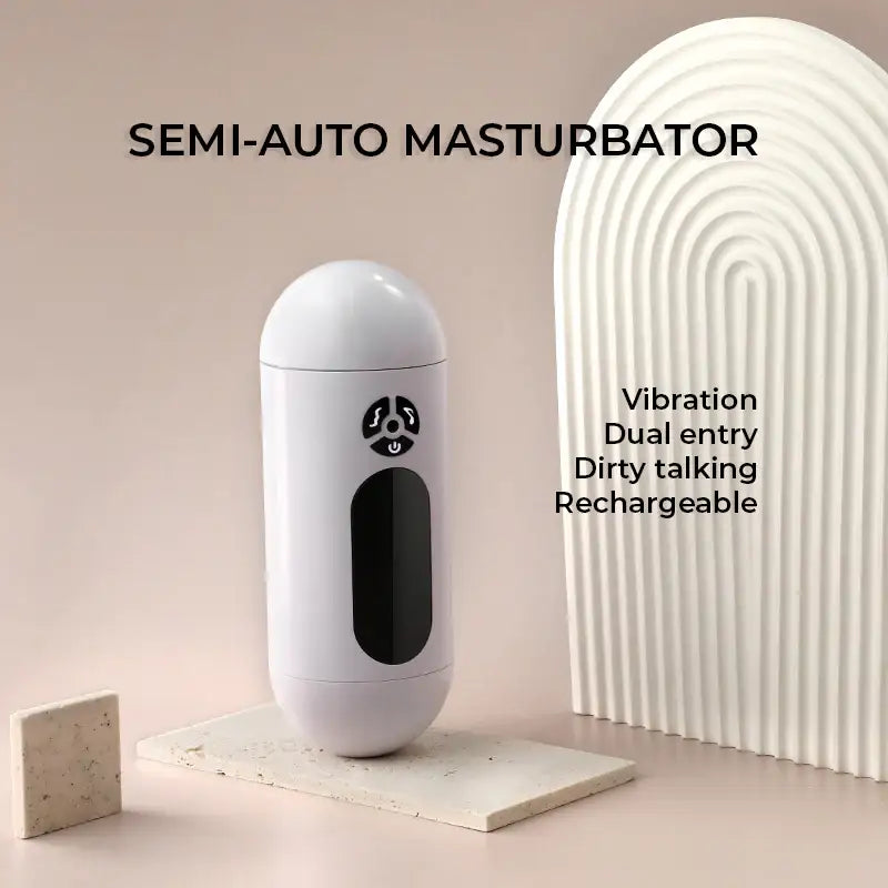 Pleasure Whisper - Dual Entry Masturbator - Frisky Business Adult Sex Toys Shop