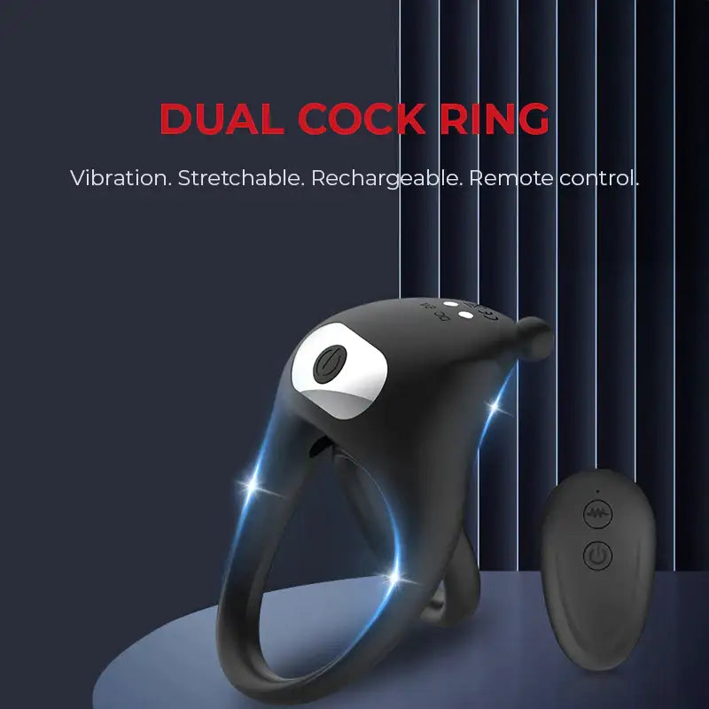 Twin Tremor - Vibrating Cock Ring - Frisky Business Adult Sex Toys Shop