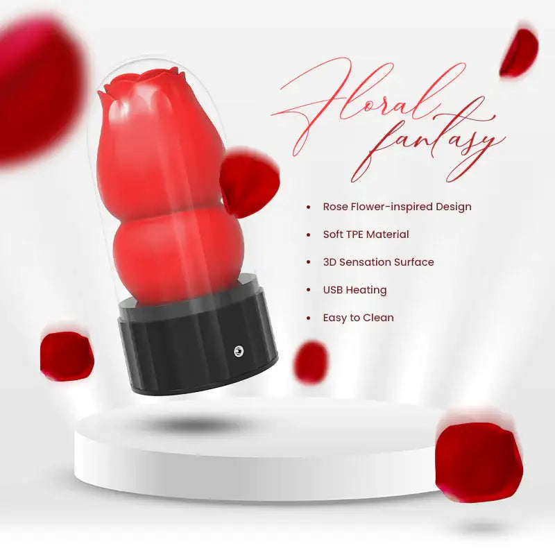 Floral Fantasy-Rose Airplane Cup - Frisky Business Adult Sex Toys Shop