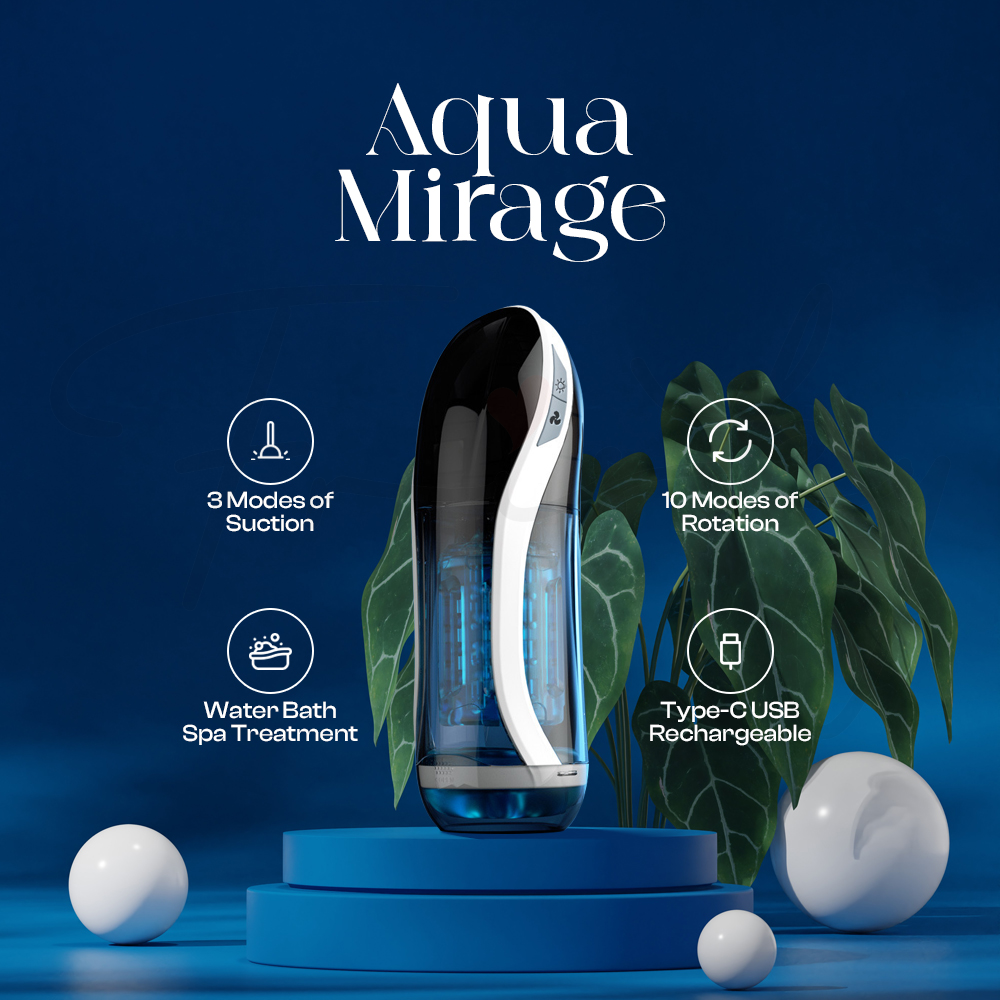 Aqua Mirage – Auto Suction and Rotating Water Bath Spa Masturbator