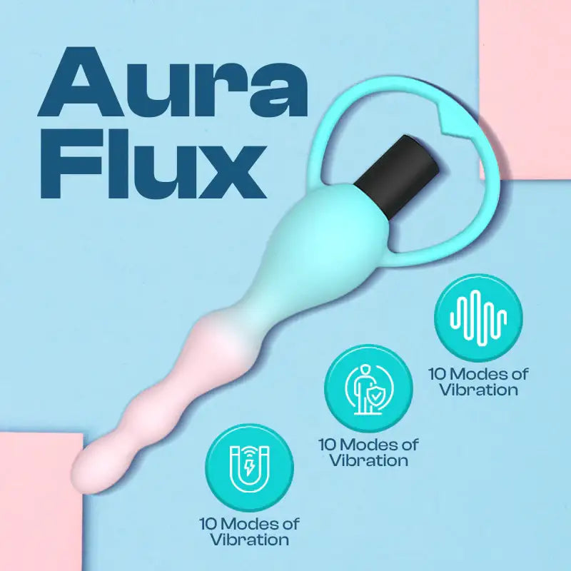 Aura Flux - Gradient Vibrating Anal Baton - Frisky Business Adult Sex Toys Shop