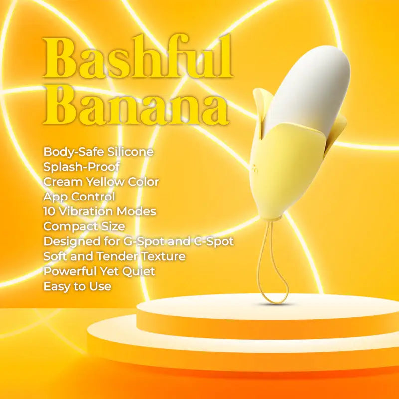 Bashful Banana – Egg Vibrator - Frisky Business Adult Sex Toys Shop