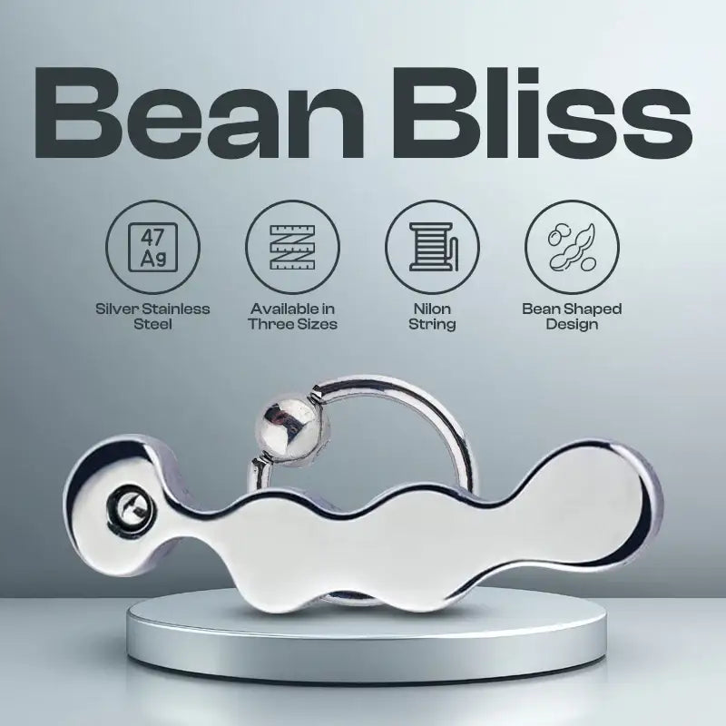 Bean Bliss - Stainless Steel Anal Plug with Handle - Frisky Business Adult Sex Toys Shop