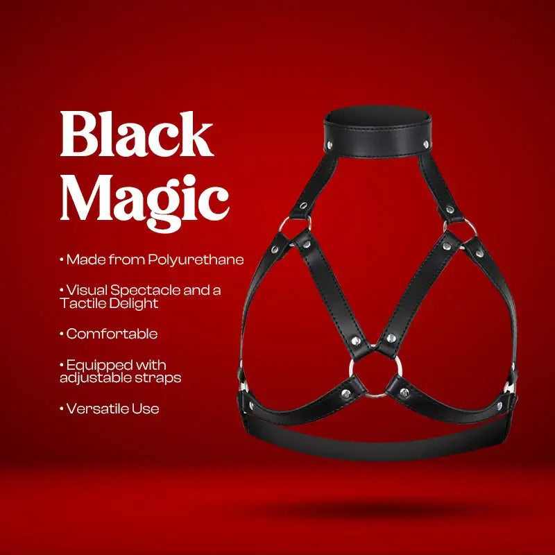 Black Magic - Female Bondage Chest Harness - Frisky Business Adult Sex Toys Shop