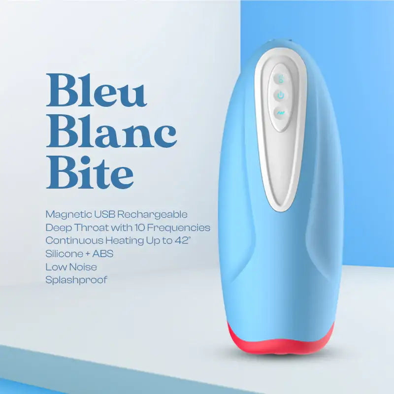 Bleu Blanc Bite - Automatic Man Masturbator - Frisky Business Adult Sex Toys Shop