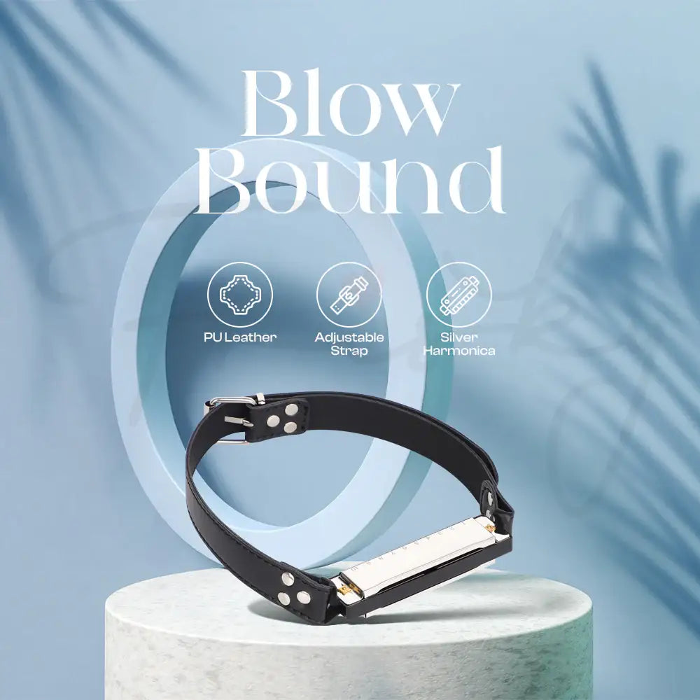 BlowBound - Harmonica Mouth Gag - Frisky Business Adult Sex Toys Shop