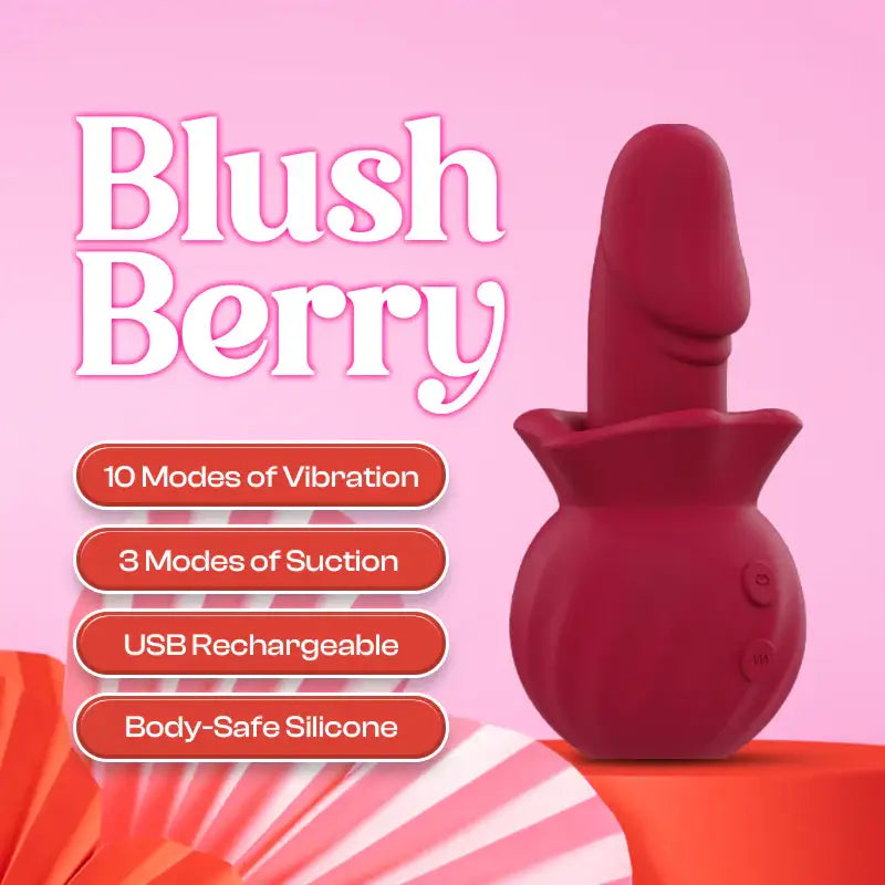 Blush Berry - Female G-Spot Vibrator - Frisky Business Adult Sex Toys Shop