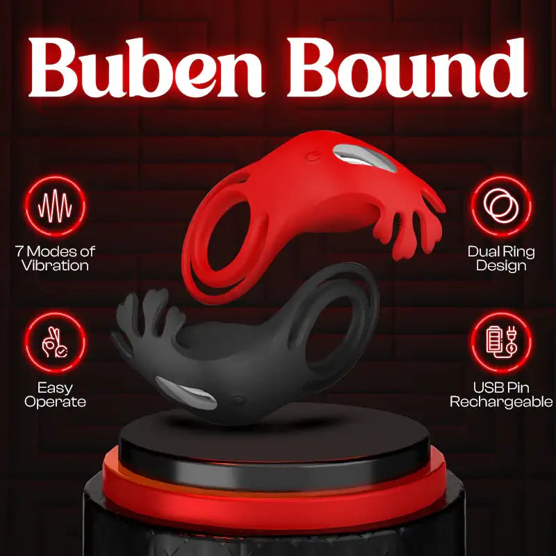 Buben Bound - Vibrating Cock Ring - Frisky Business Adult Sex Toys Shop