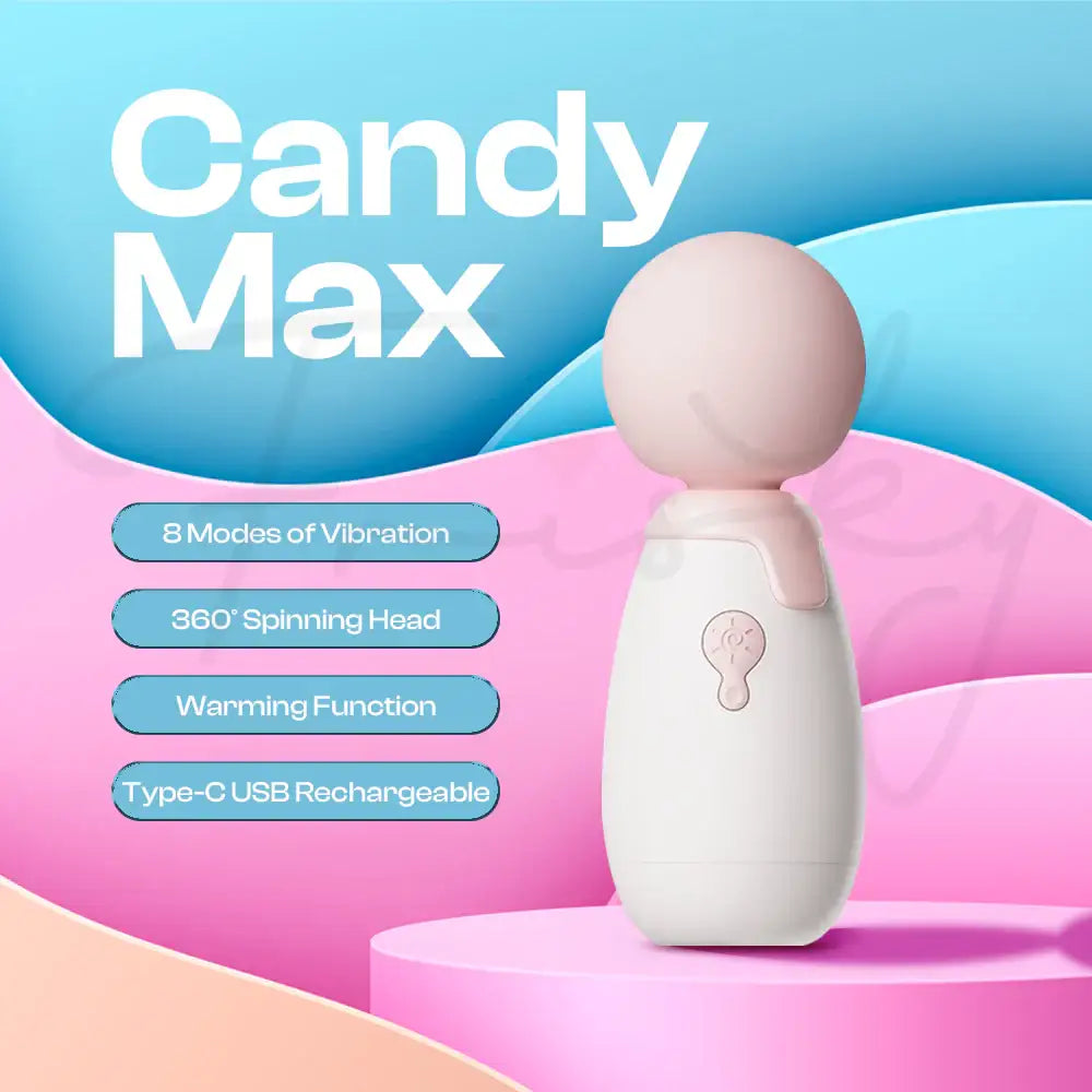 Candy Max – Sunny Baby Spinning Mini AV Vibrator - Frisky Business Adult Sex Toys Shop
