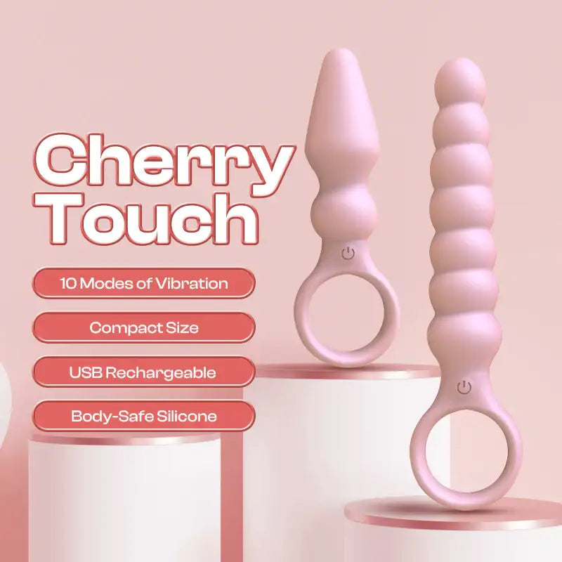 Cherry Touch - Vibrating Prostate Massager - Frisky Business Adult Sex Toys Shop