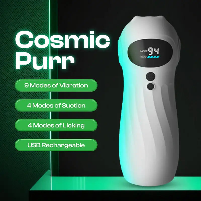Cosmic Purr - Automatic Male Suction Masturbator APP Control - Frisky Business Adult Sex Toys Shop