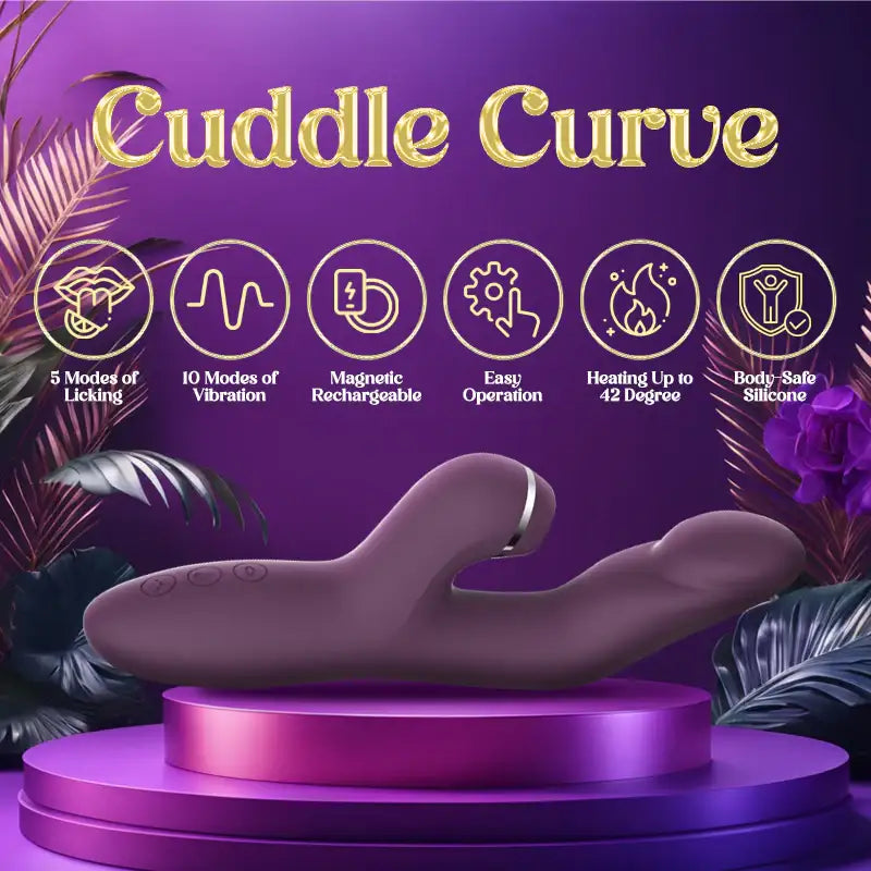 Cuddle Curve – Dual Vibrator - Frisky Business Adult Sex Toys Shop