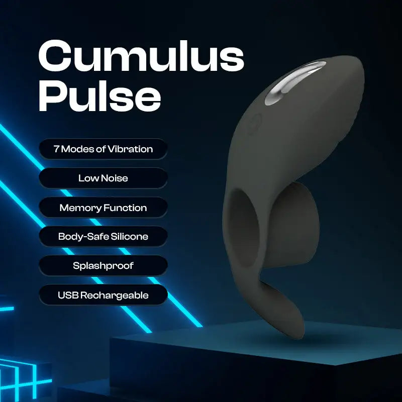 Cumulus Pulse – Male Vibrating Cock Ring - Frisky Business Adult Sex Toys Shop