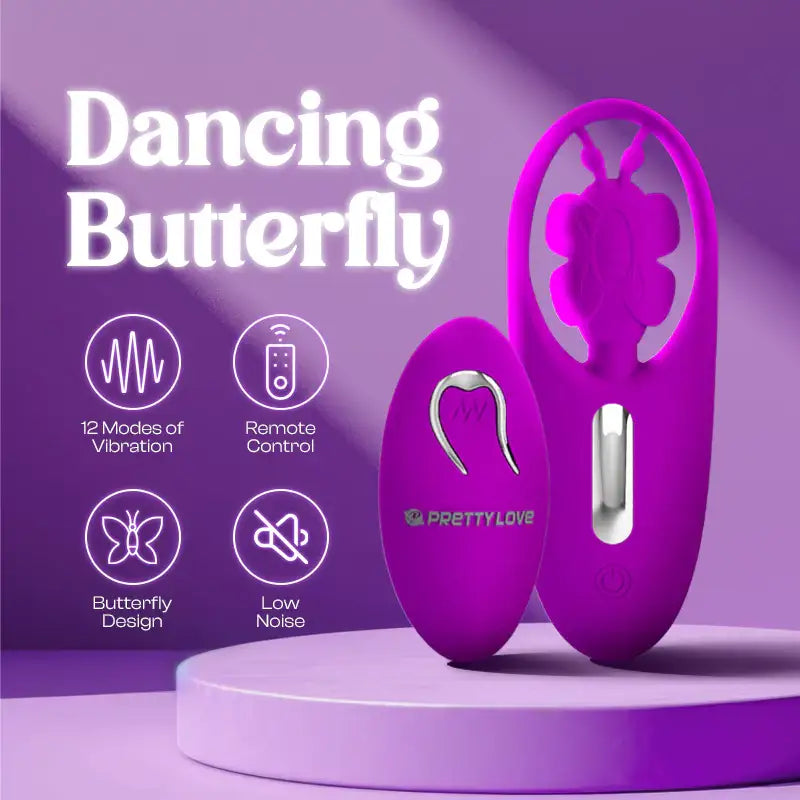 Dancing Butterfly - Wearable Female Vibrator with Remote Control - Frisky Business Adult Sex Toys Shop