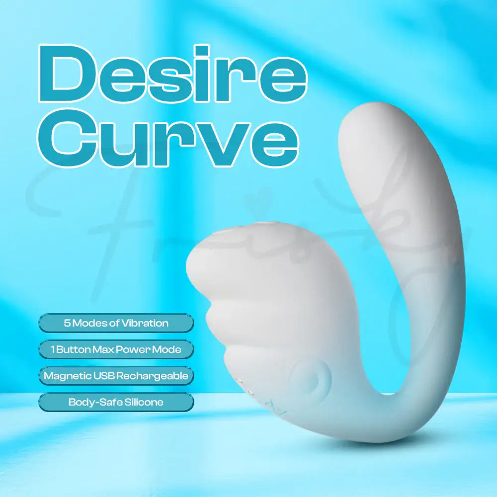 Desire Curve – G-Spot Clitoral Stimulation Vibrator - Frisky Business Adult Sex Toys Shop