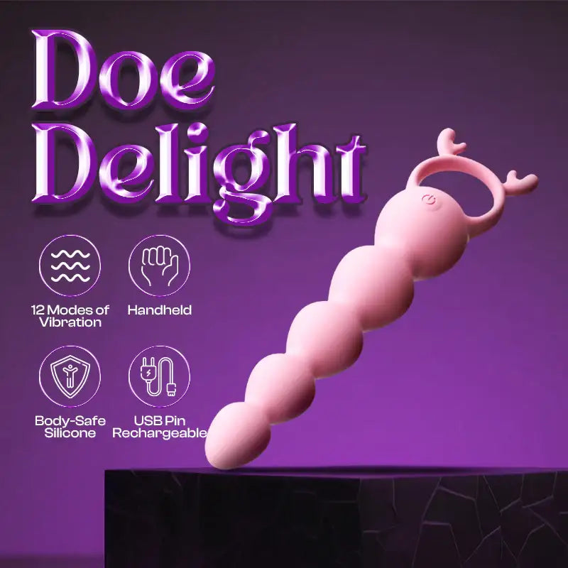 Doe Delight - APP Control Vibrating Anal Baton - Frisky Business Adult Sex Toys Shop