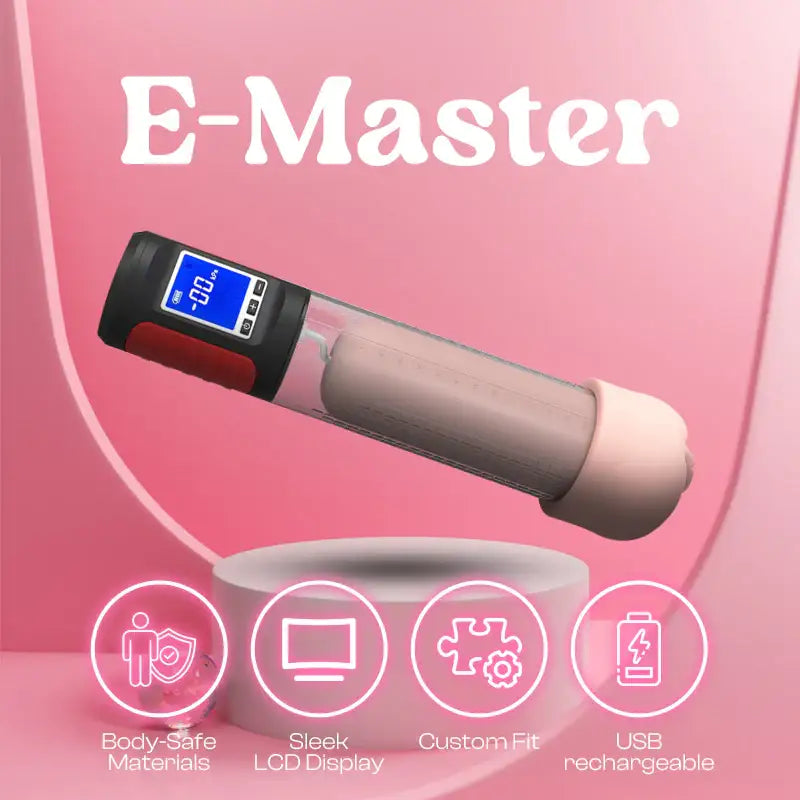 E-Master – Automatic Penis Pump - Frisky Business Adult Sex Toys Shop