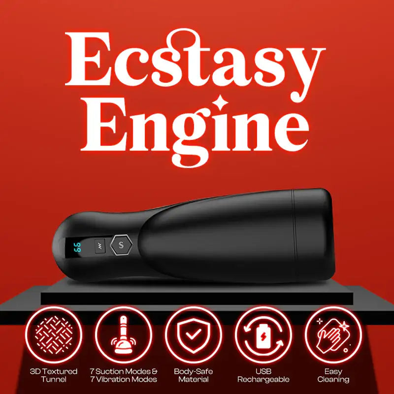 Ecstasy Engine – Automatic Vibrating Masturbator - Frisky Business Adult Sex Toys Shop