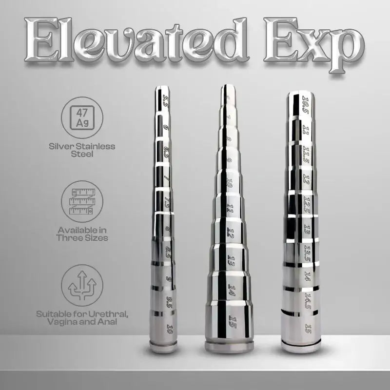Elevated Exp - Stainless Steel Weighed Urethral Soundings - Frisky Business Adult Sex Toys Shop