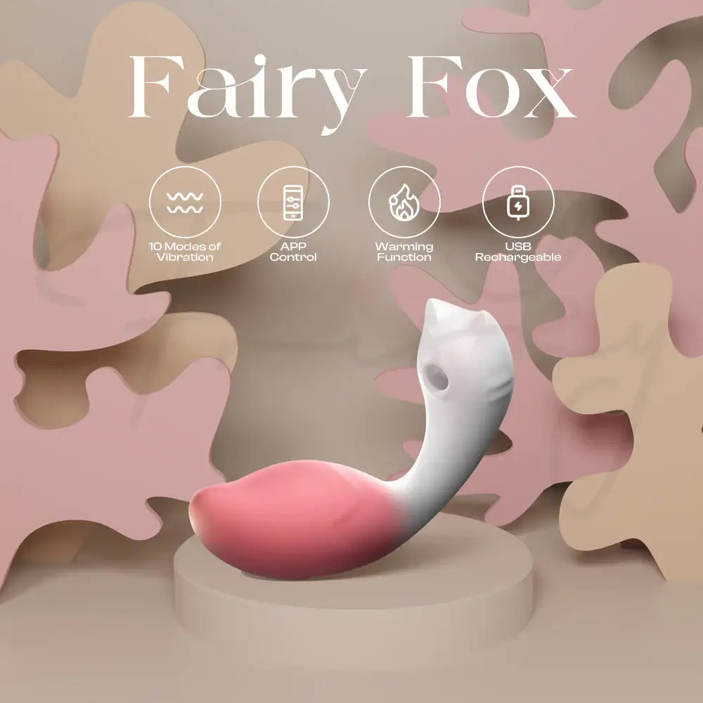 Fairy Fox - APP Control Wearable G-Spot Suction Vibrator - Frisky Business Adult Sex Toys Shop