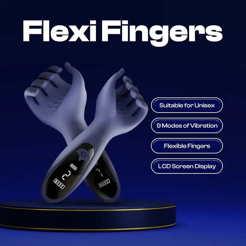 Flexi Fingers - Unisex Hand-Like Vibrator - Frisky Business Adult Sex Toys Shop