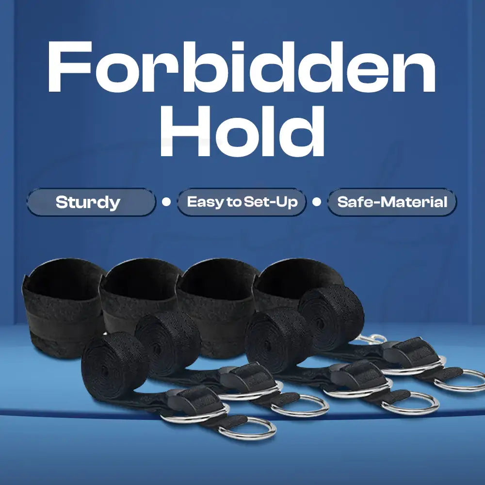 Forbidden Hold – BDSM Bed/Chair/Table Legs Bondage Hand & Leg Cuff Set - Frisky Business Adult Sex Toys Shop