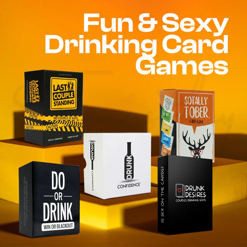 Fun & Sexy Drinking Card Games – Party Games for Friends & Couples - Frisky Business Adult Sex Toys Shop