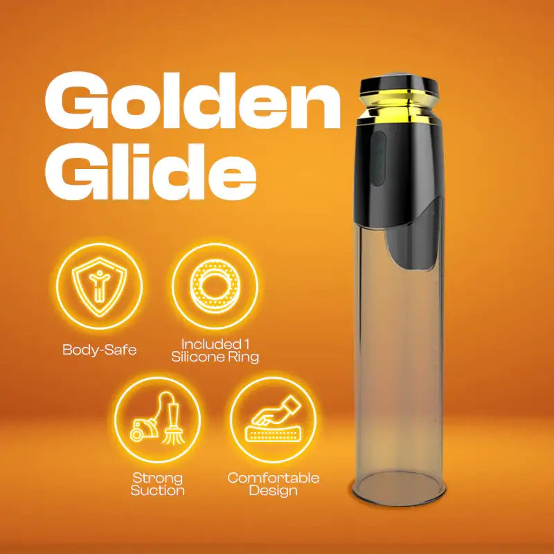 Golden Glide – Male Enhancement Pump - Frisky Business Adult Sex Toys Shop