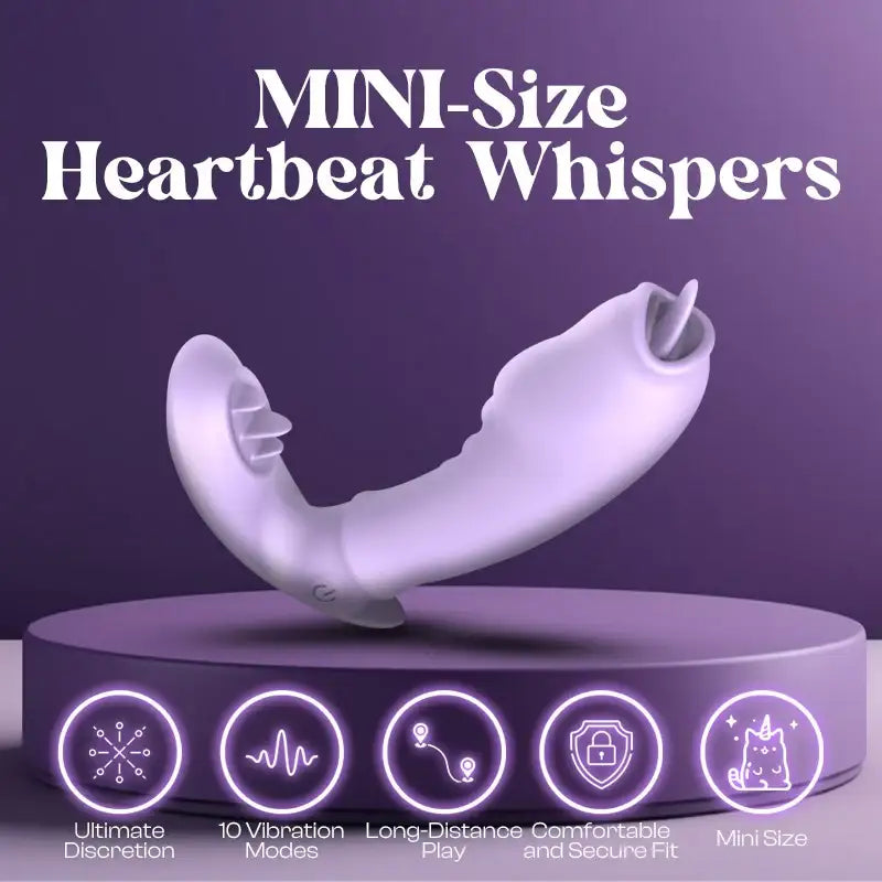 Heartbeat Whispers - MINI Wearable Vibrator - Frisky Business Adult Sex Toys Shop