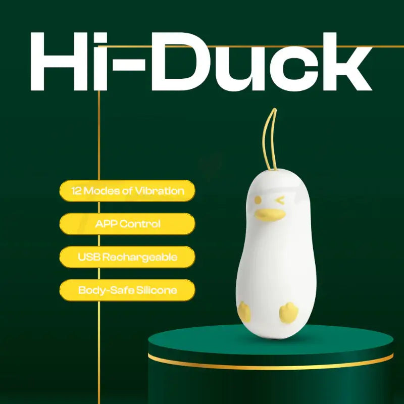 Hi-Duck - Adult Female Sex Toys APP Control Wearable Egg Vibrator - Frisky Business Adult Sex Toys Shop