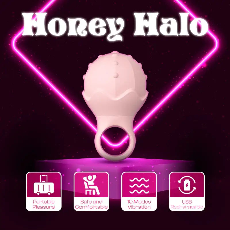 Honey Halo – Mini Clitoral Vibrator - Frisky Business Adult Sex Toys Shop