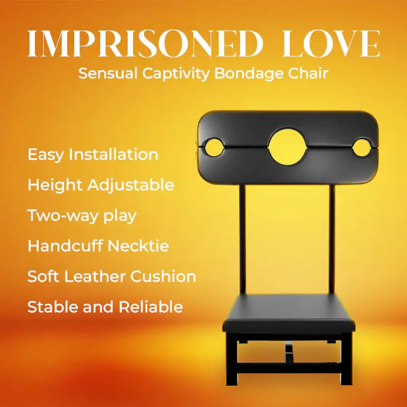 Imprisoned Love-Sensual Captivity Bondage Chair - Frisky Business Adult Sex Toys Shop