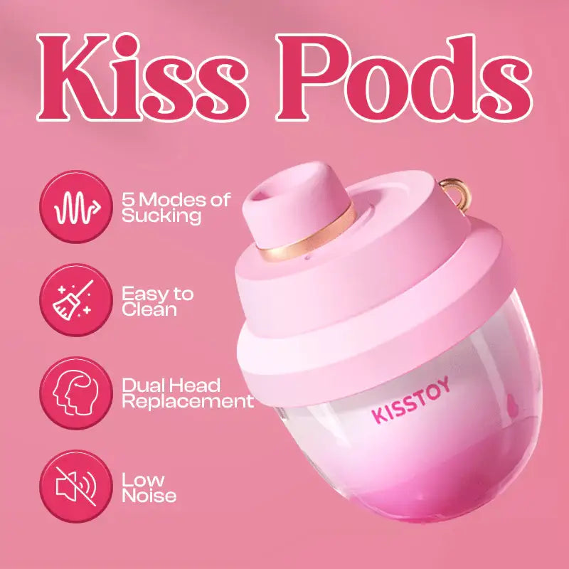 KISSTOY® Kiss Pods Portable Mini Vibrating Pods for Targeted Stimulation Singapore