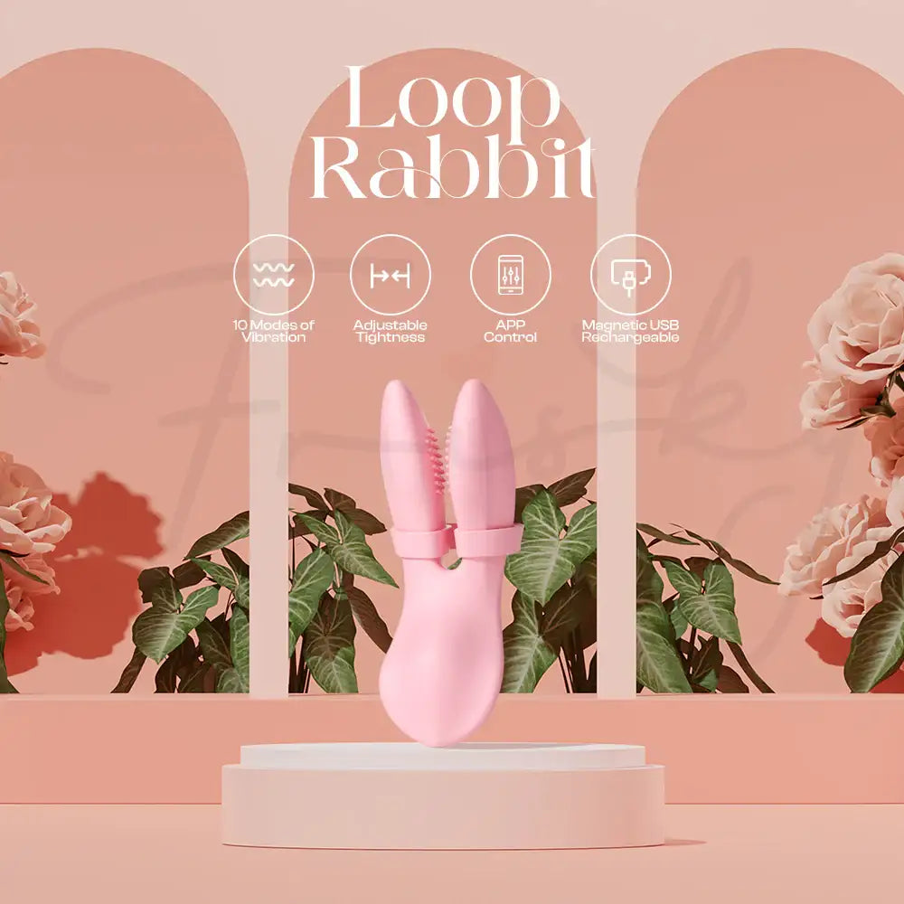 LoopRabbit - APP Control Wearable Rabbit Ear Vibrator - Frisky Business Adult Sex Toys Shop