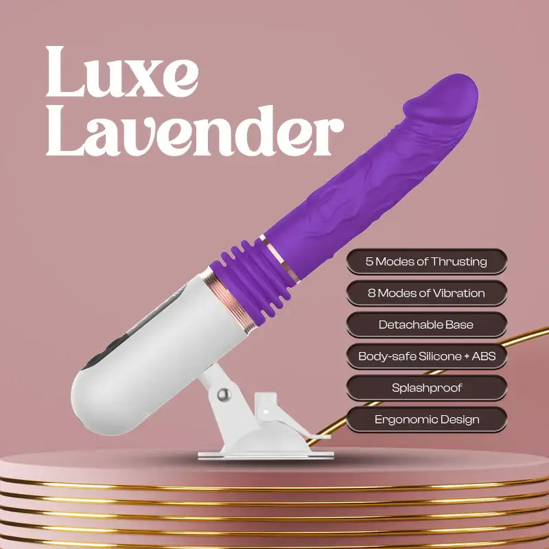 Luxe Lavender – Female Sex Machine - Frisky Business Adult Sex Toys Shop
